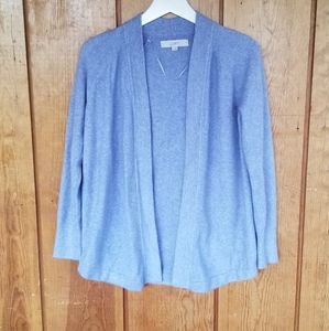 LOFT Super Soft, Fuzzy Blue Cardigan M